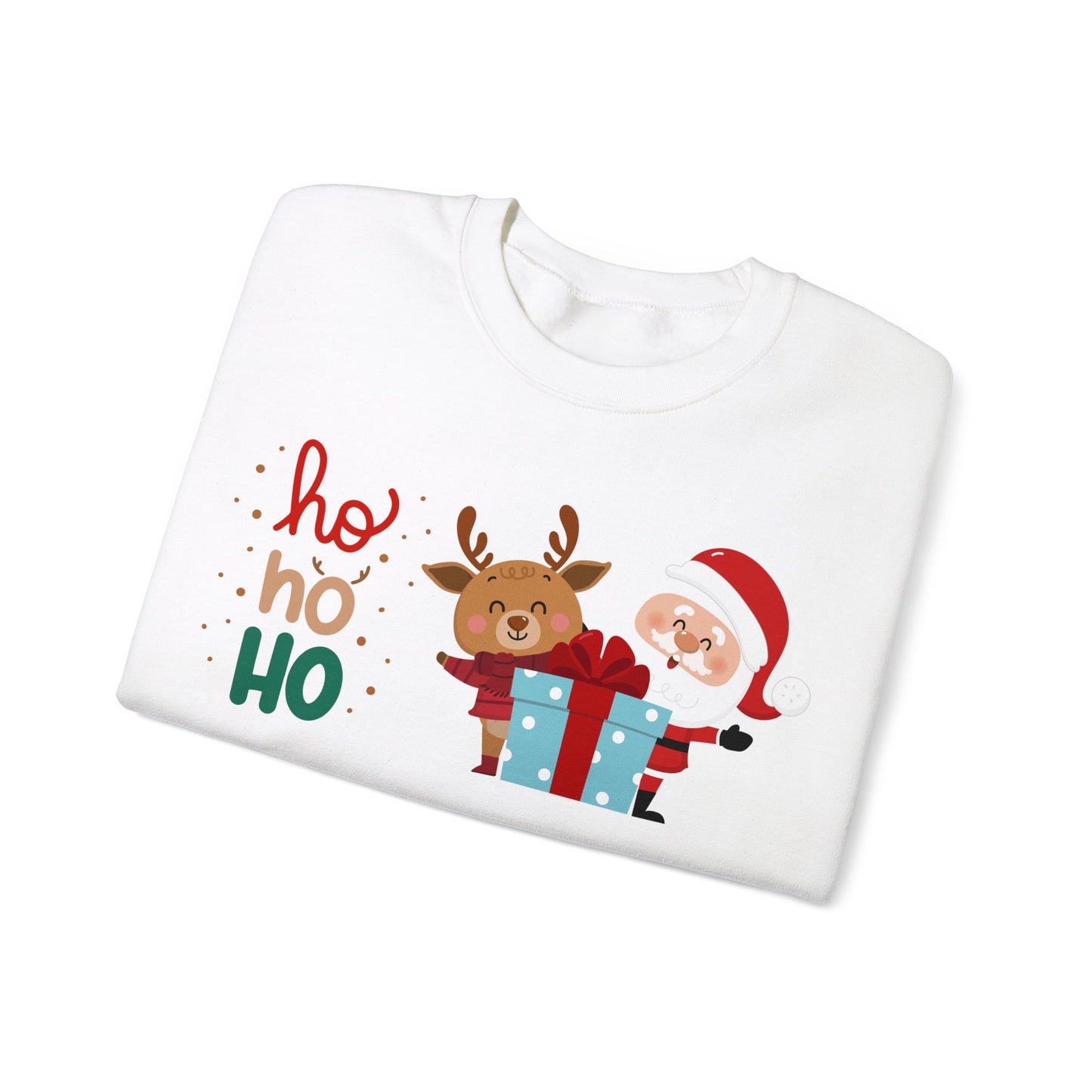 Ho ho ho Rentier und Santa  - Unisex Sweatshirt