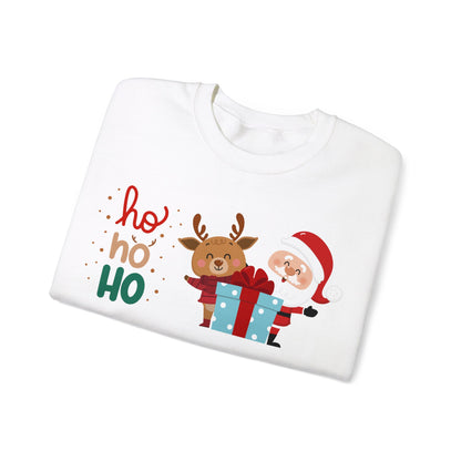 Ho ho ho Rentier und Santa  - Unisex Sweatshirt