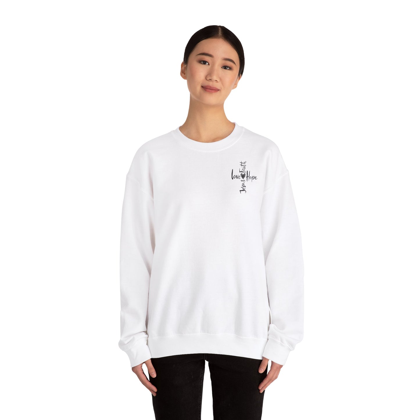 Unisex Sweatshirt - Hope, Love, christian