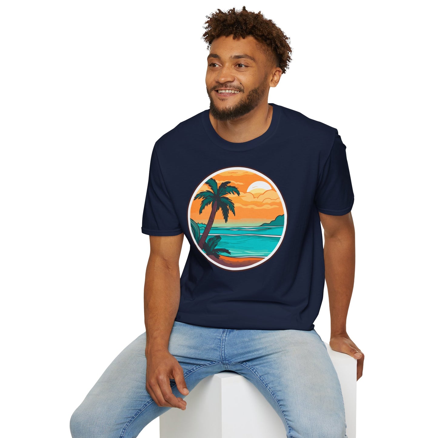 Beach day - Unisex Softstyle T-Shirt