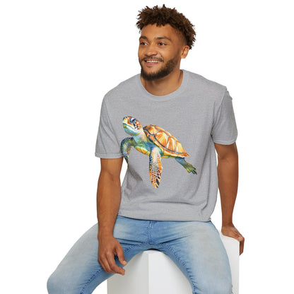 Schildkröte (2) - Unisex Softstyle T-Shirt