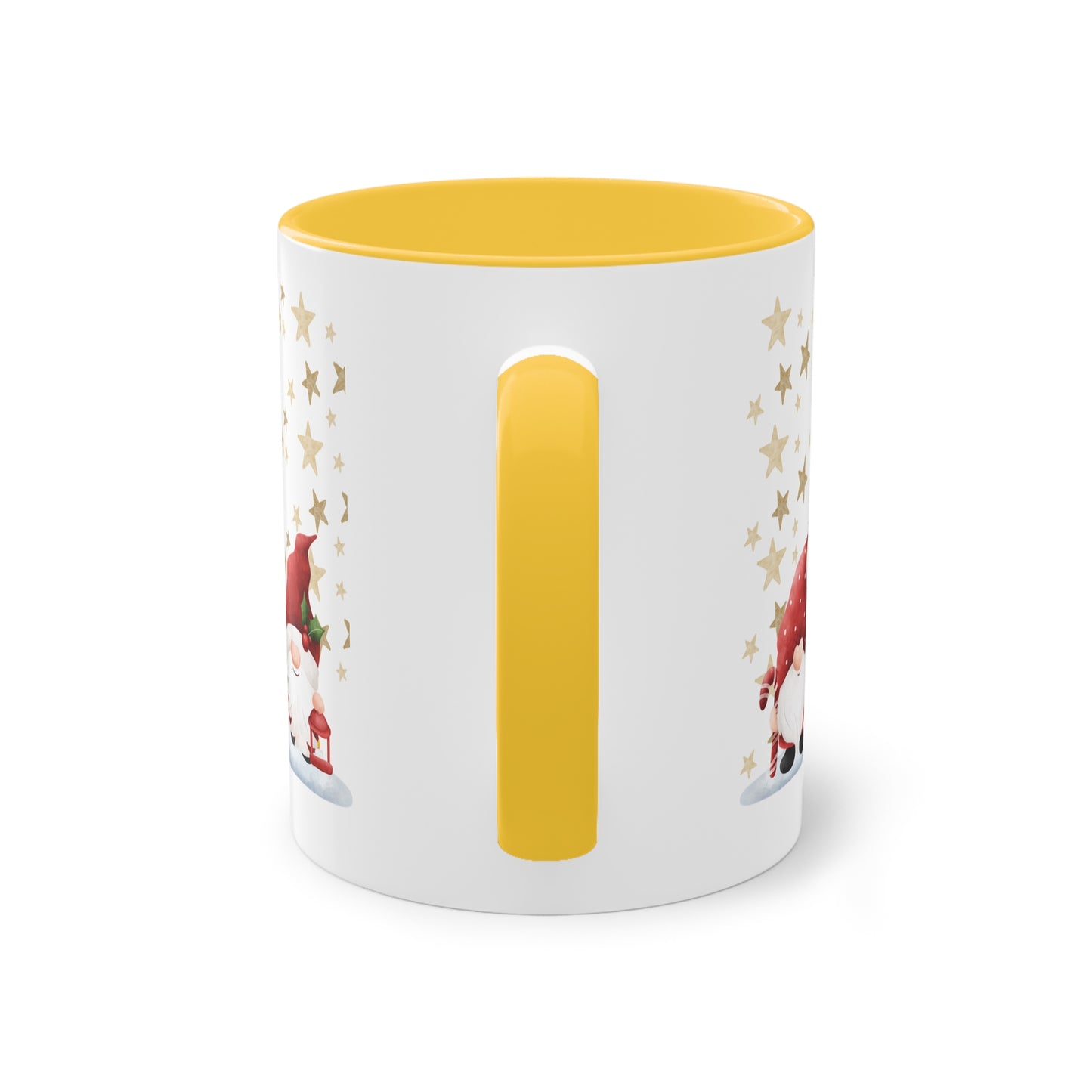 Wichtel, merry Christmas! - Zwei-Ton-Kaffeetasse