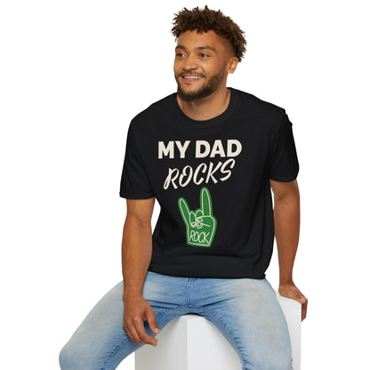 My Dad rocks - Unisex Softstyle T-Shirt