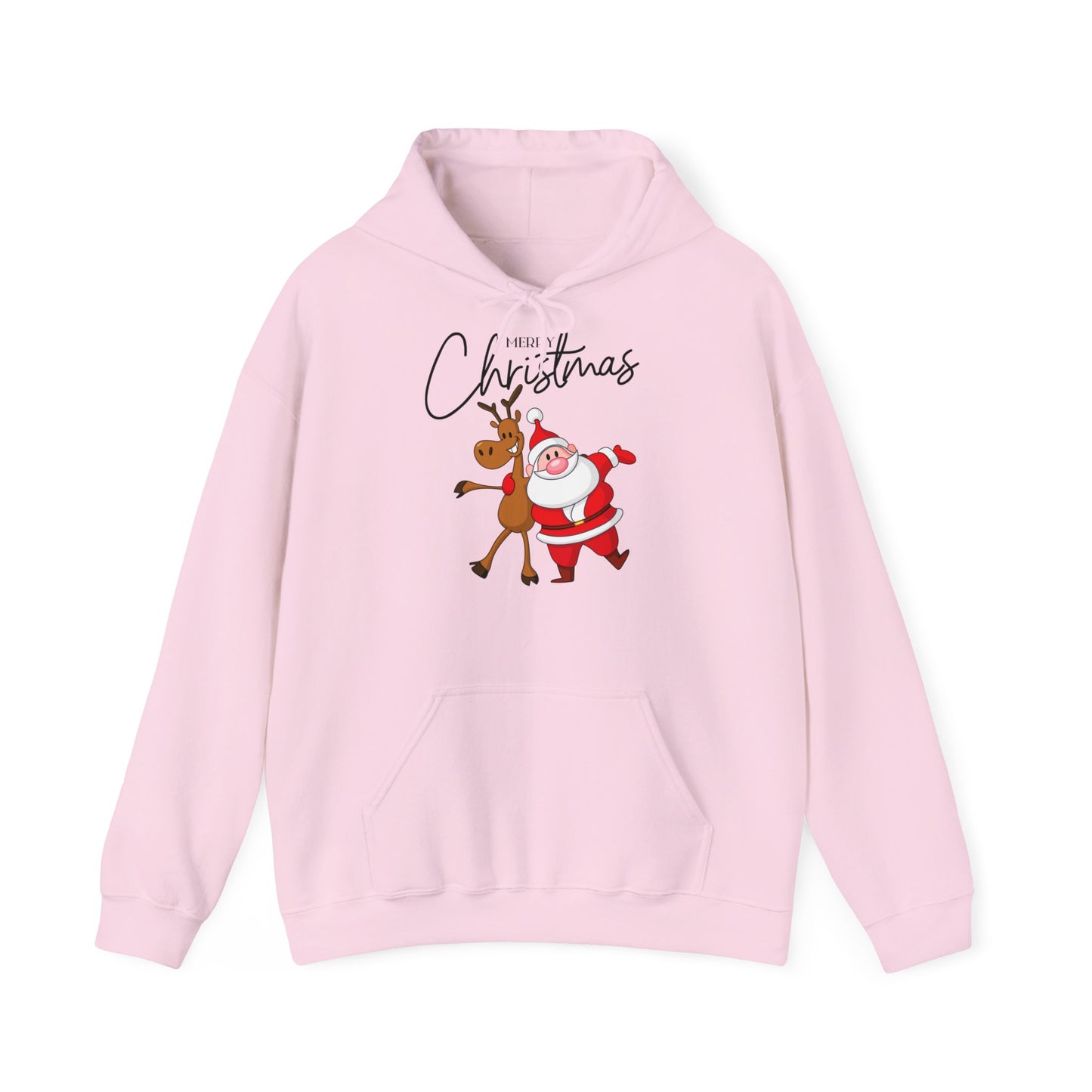 Merry Christmas Rentier und Santa - Hoodie