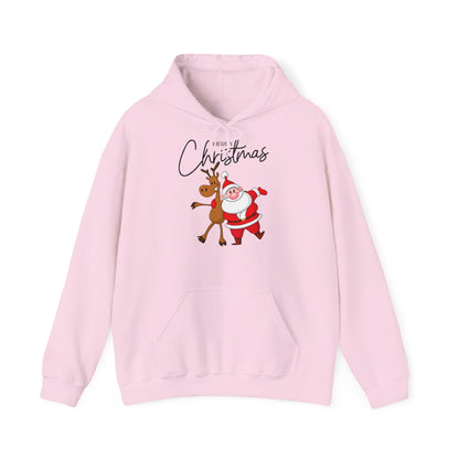 Merry Christmas Rentier und Santa - Hoodie