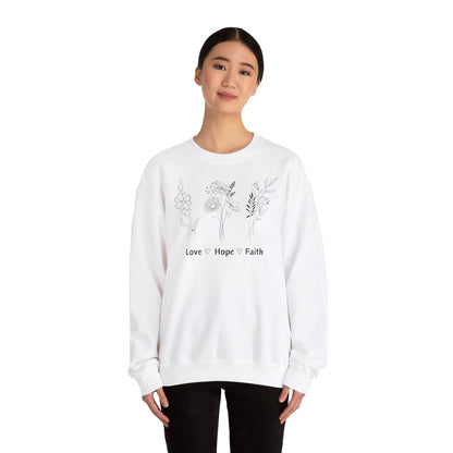 Love, Hope, Faith - Sweatshirt