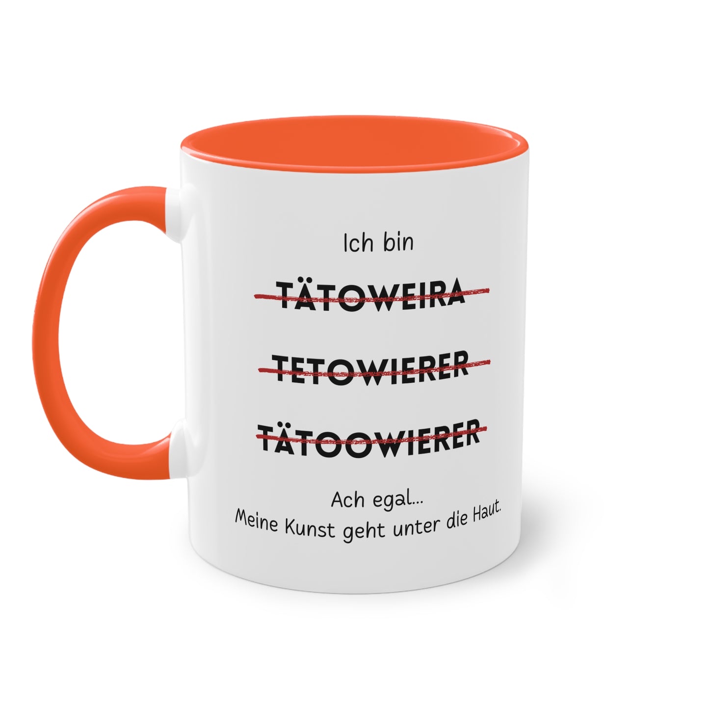 Ich bin Tätowierer - Zwei-Ton-Tasse