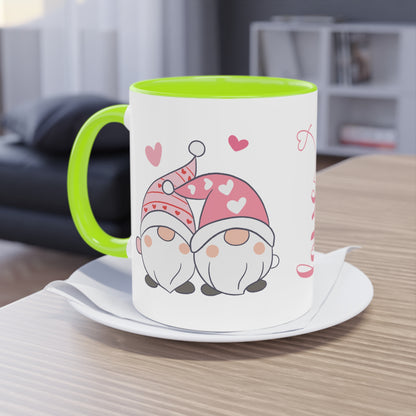 Wichtel Love - Zwei-Ton-Kaffeetasse