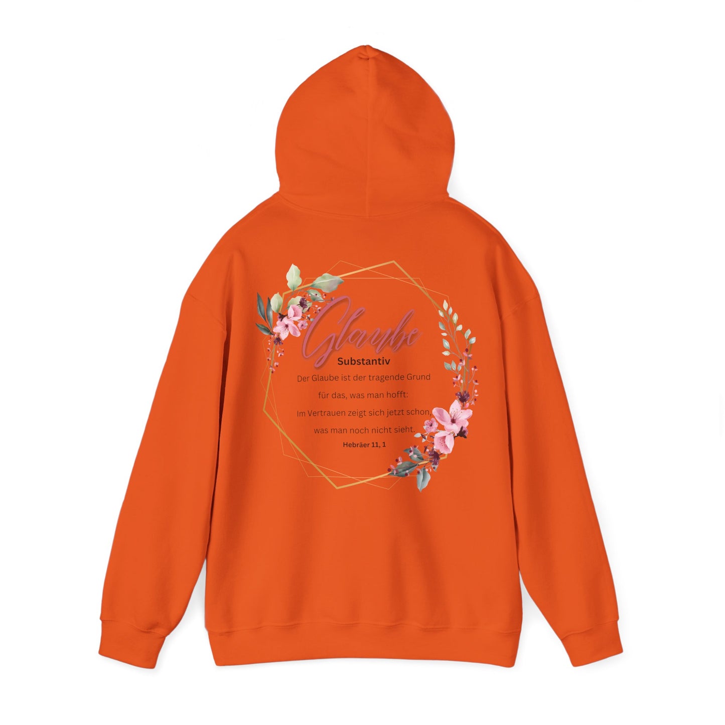 Glaube Substantiv (rosa) - Unisex Hoodie