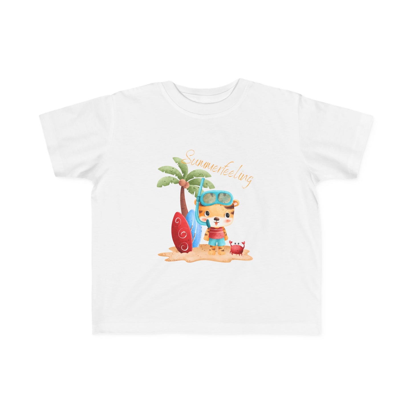 Summerfeeling (Sommergefühle) - Kleinkind-T-Shirt aus Feinjersey