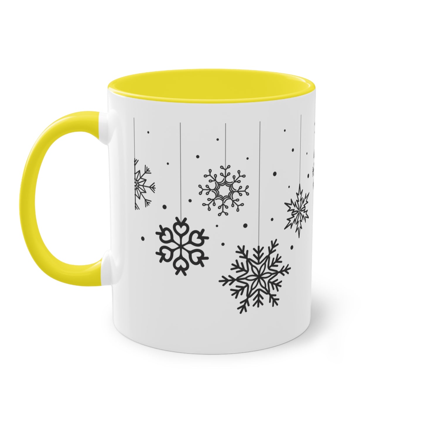 Schneeflöckchen - Zwei-Ton-Kaffeetasse