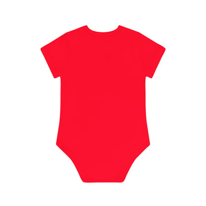 Short-sleeved organic bodysuits - born 2024 (elephant version 1)