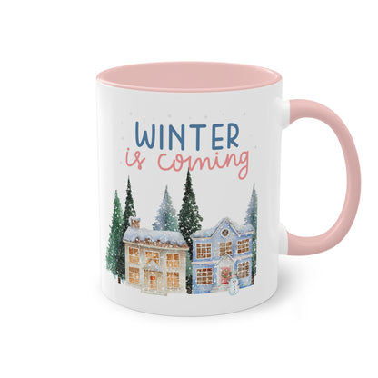 Winter is coming - Zwei-Ton-Kaffeetasse