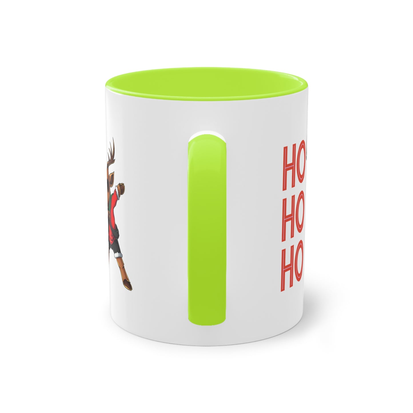 Ho ho ho Rentier  - Zwei-Ton-Kaffeetasse