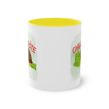 Chillkröte - Zwei-Ton-Kaffeetasse