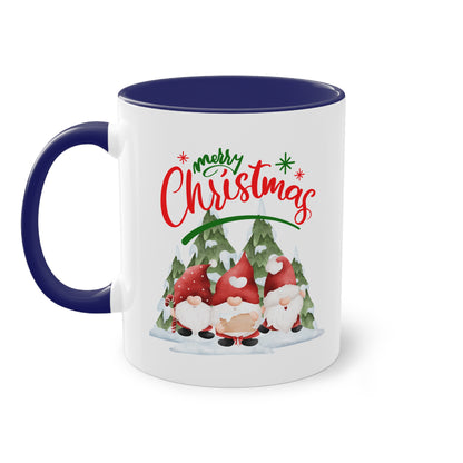 Merry Christmas Wichtel - Zwei-Ton-Tasse