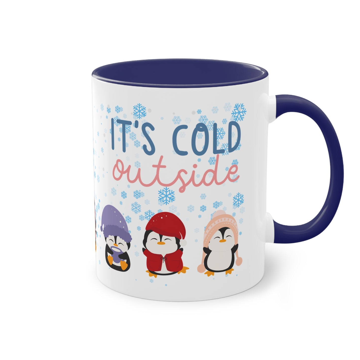 It´s cold outside - Zwei-Ton-Kaffeetasse