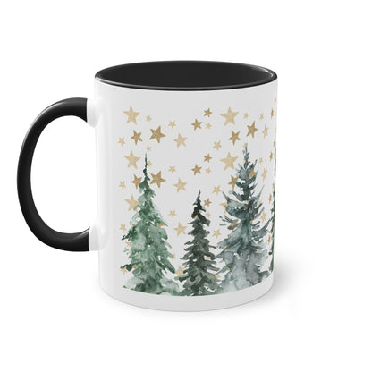 Tannenbaumlandschaft - Zwei-Ton-Tasse