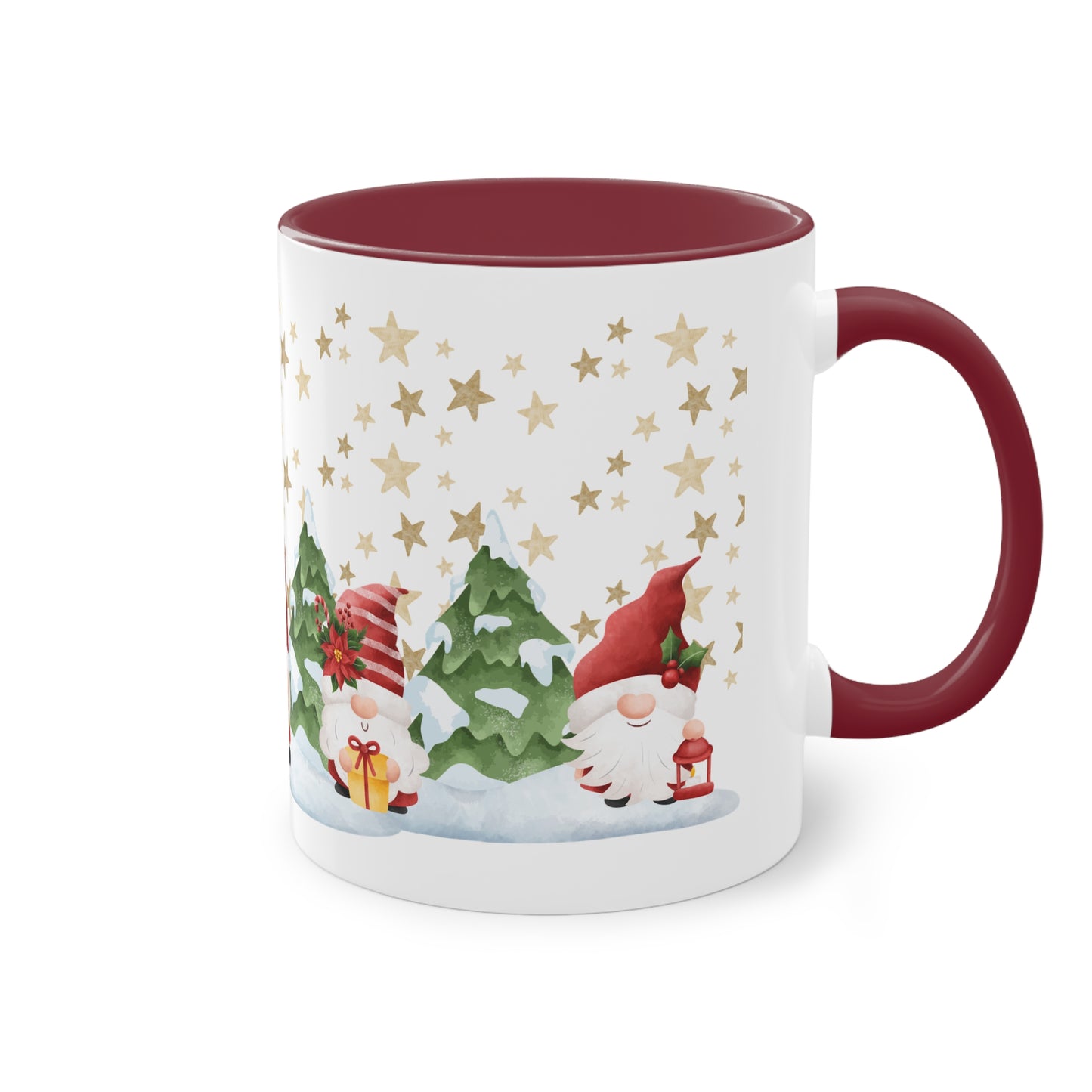 Wichtel, merry Christmas! - Zwei-Ton-Kaffeetasse