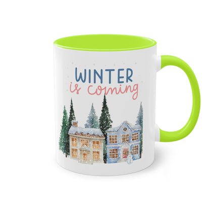 Winter is coming - Zwei-Ton-Kaffeetasse