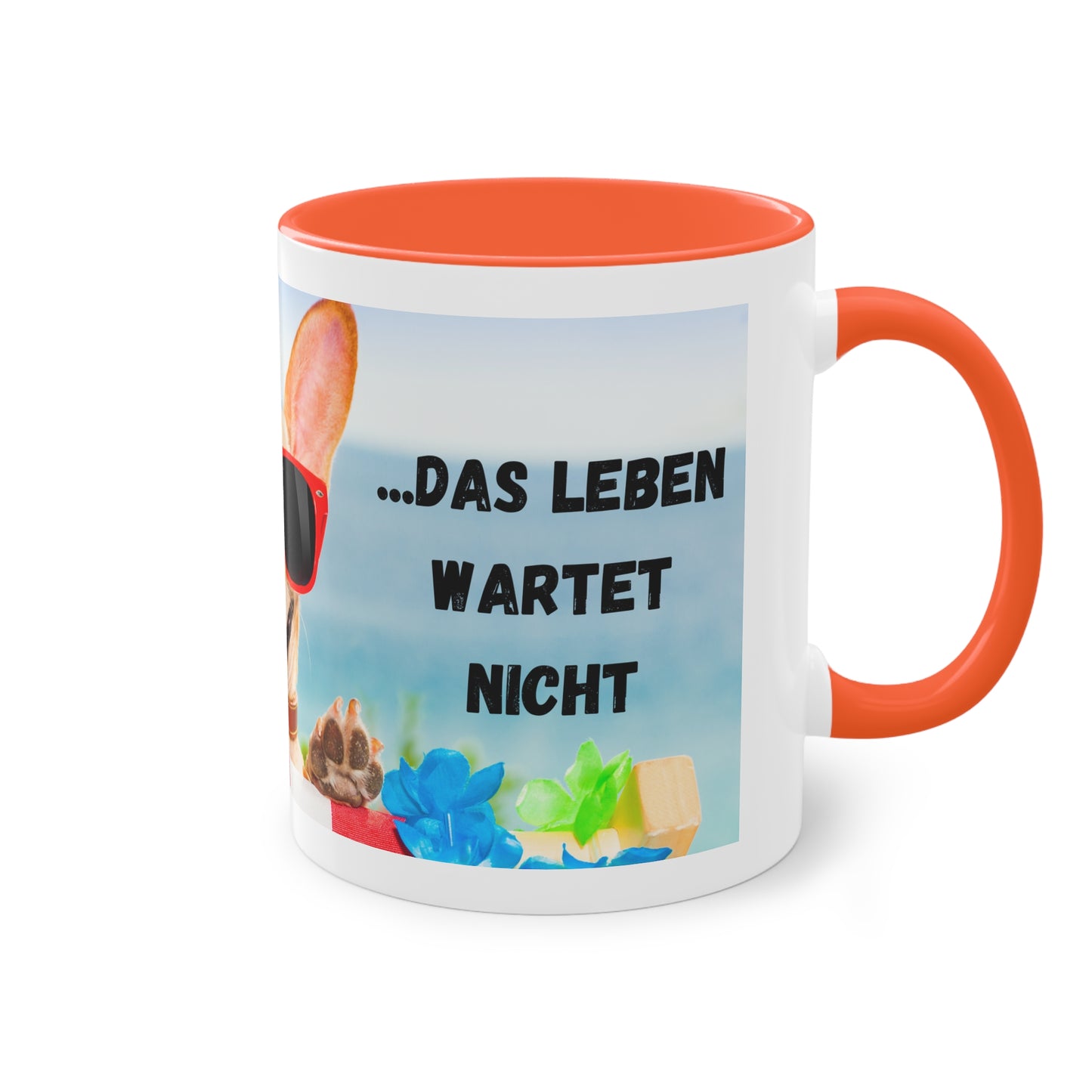 Die Arbeit kann warten... - Zwei-Ton-Kaffeetasse