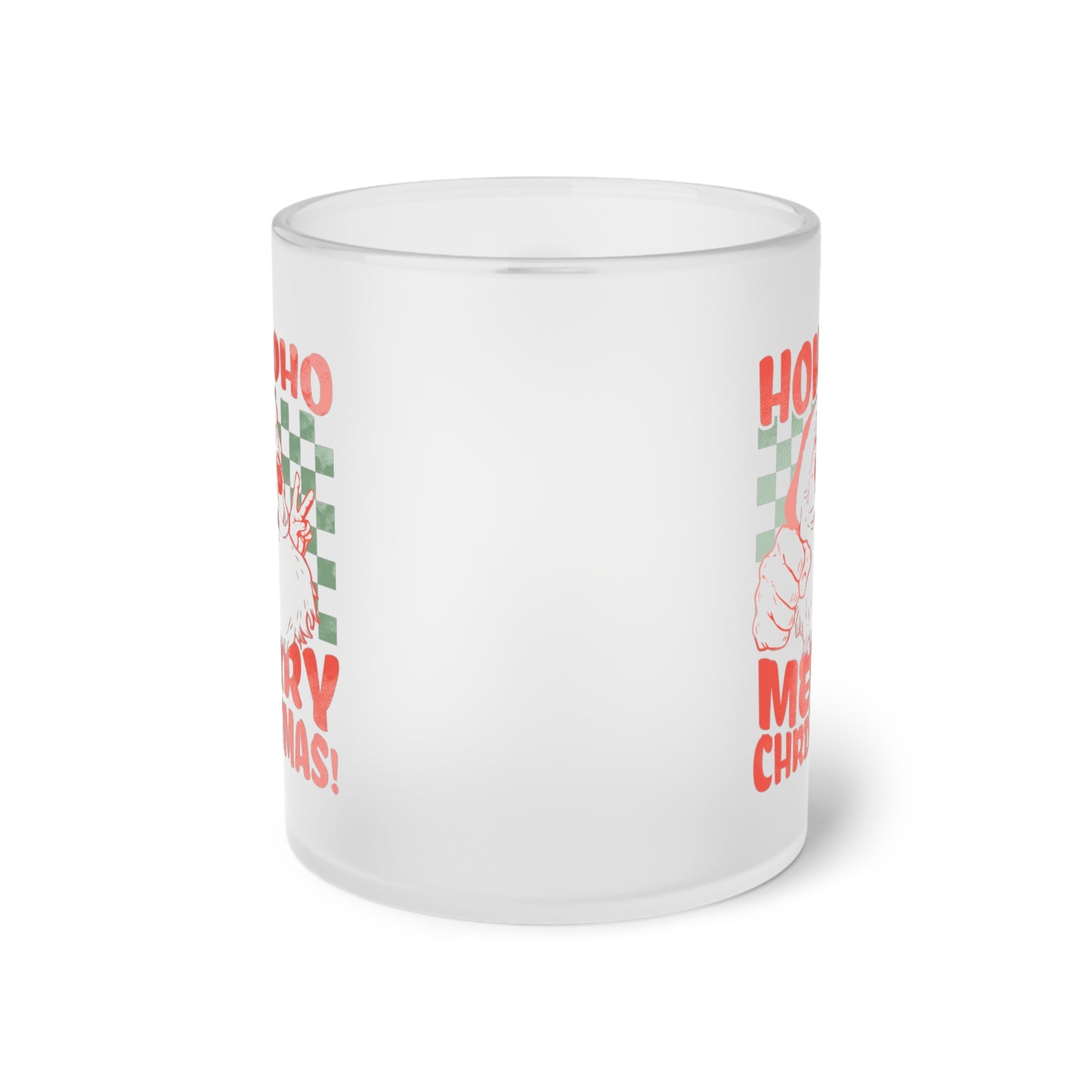 Hoho Merry Christmas - Milchglas Tasse