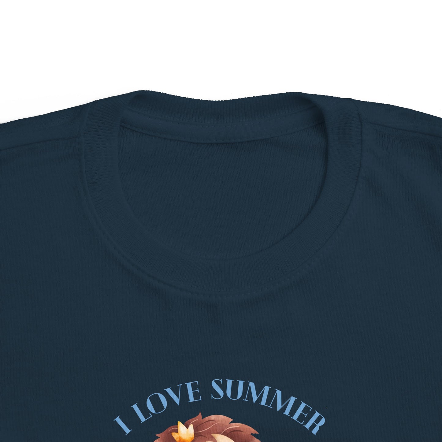 I love summer (Ich liebe den Sommer) - Kleinkind-T-Shirt aus Feinjersey