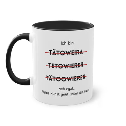 Ich bin Tätowierer - Zwei-Ton-Tasse