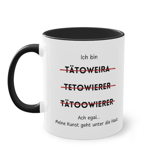 Ich bin Tätowierer - Zwei-Ton-Tasse