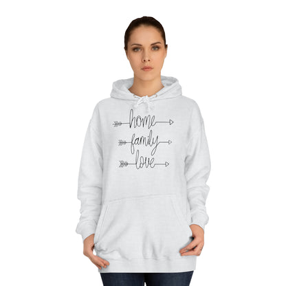 Unisex Hoodie - Home, Love