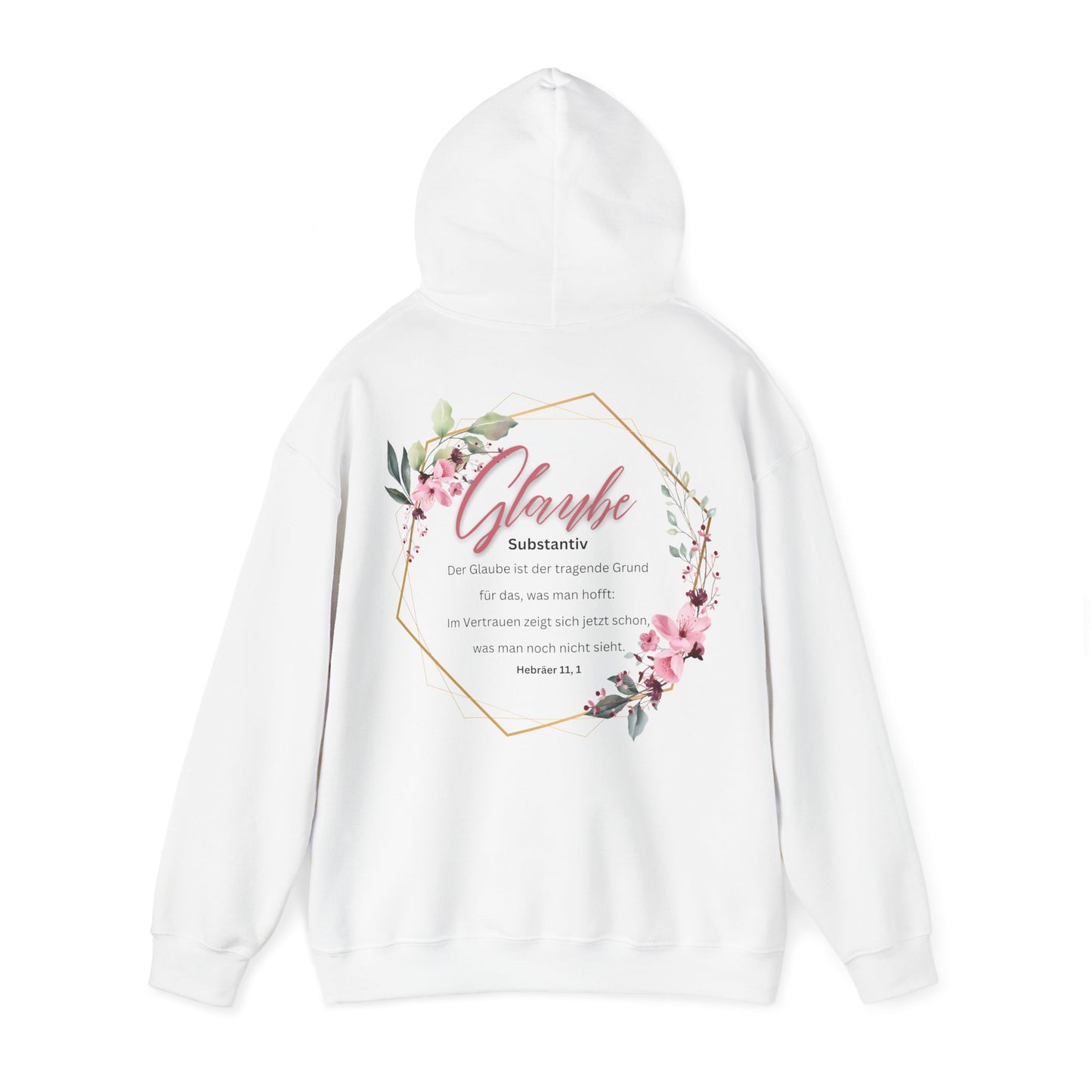 Glaube Substantiv (rosa) - Unisex Hoodie