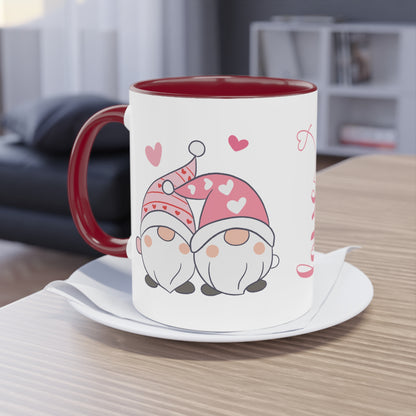 Wichtel Love - Zwei-Ton-Kaffeetasse