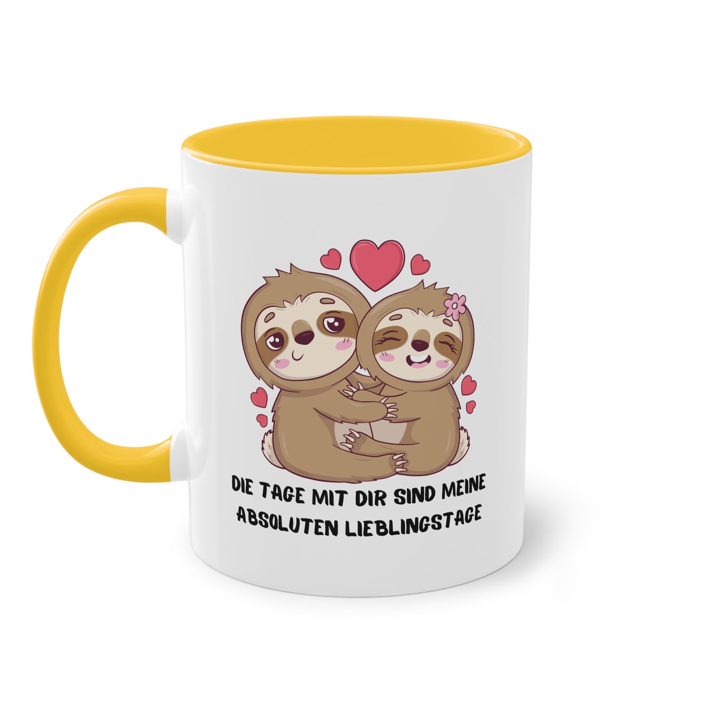 Die Tage mit Dir sind meine absoluten Lieblingstage - Zwei-Ton-Tasse