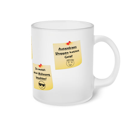 Notiz an mich selber (2) - Milchglas Tasse