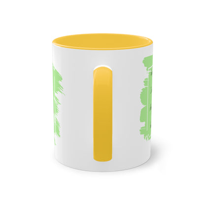 To the world you are just a father but to your family - two tone coffee mug