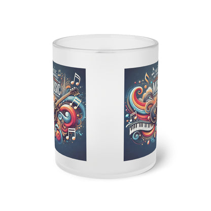 Music is the strongest (2) - Milchglas Tasse