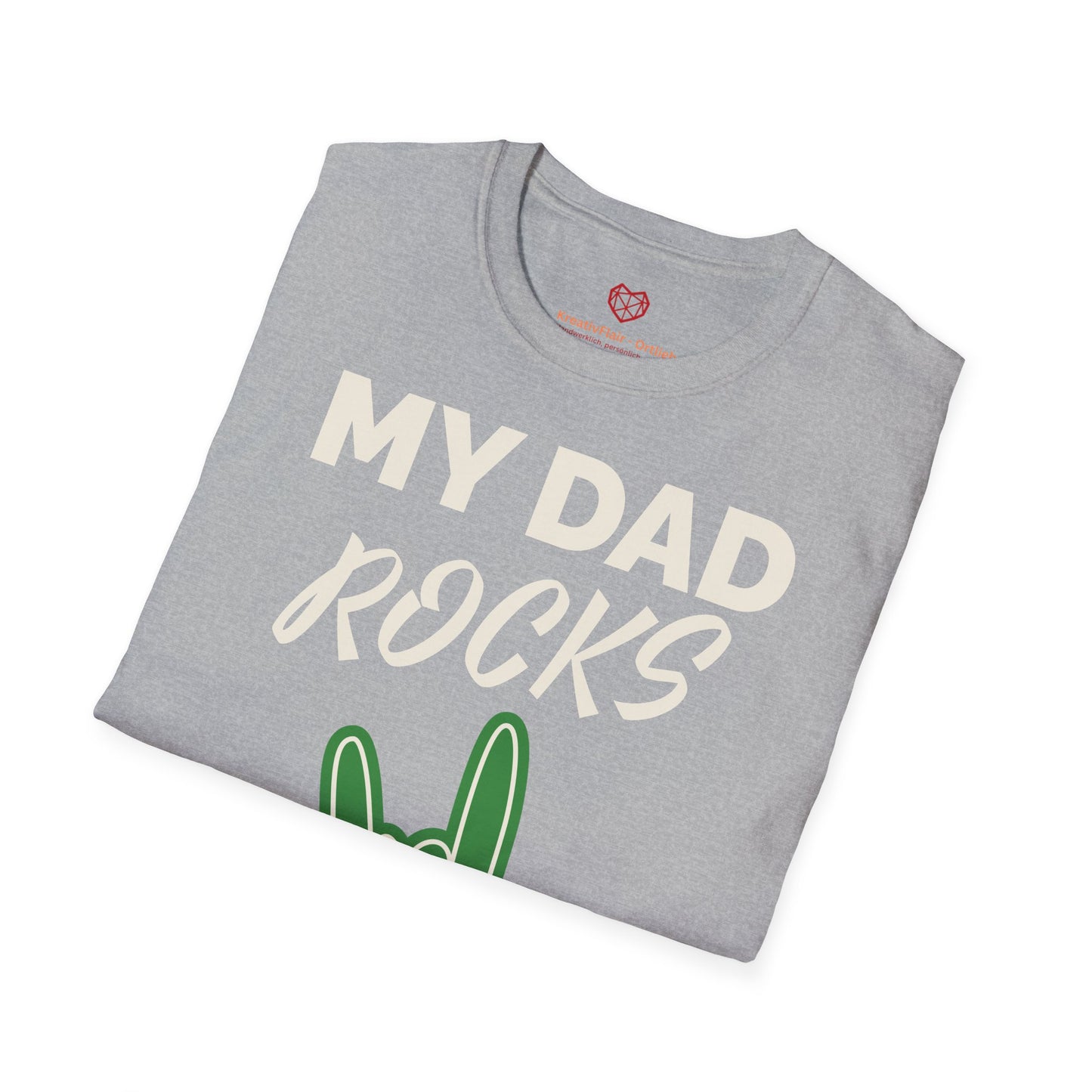 My Dad rocks - Unisex Softstyle T-Shirt