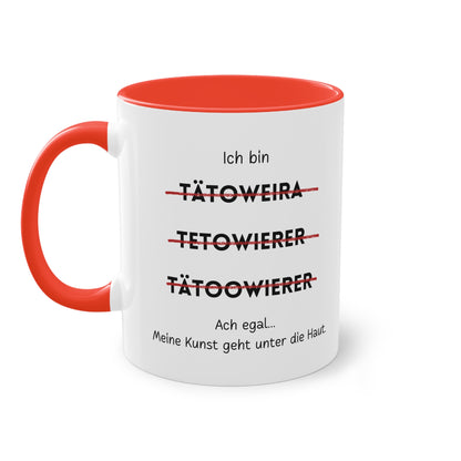 Ich bin Tätowierer - Zwei-Ton-Tasse