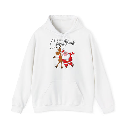 Merry Christmas Rentier und Santa - Hoodie