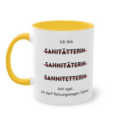 Ich bin Sanitäterin - Zwei-Ton-Tasse