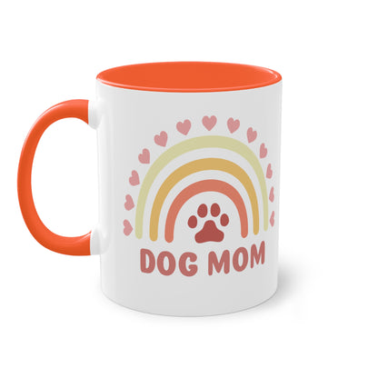 Dog Mom - Zwei-Ton-Kaffeetasse