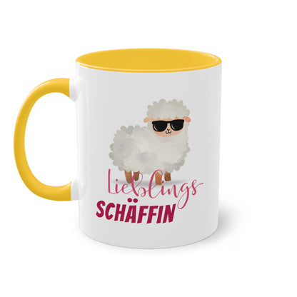 Lieblings-Schäffin - Zwei-Ton-Tasse