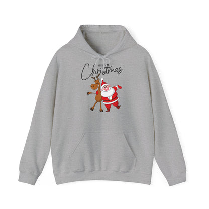 Merry Christmas Rentier und Santa - Hoodie