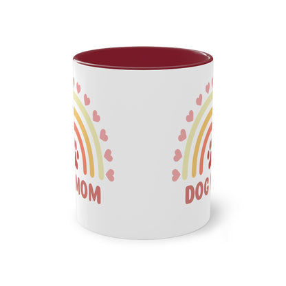 Dog Mom - Zwei-Ton-Kaffeetasse