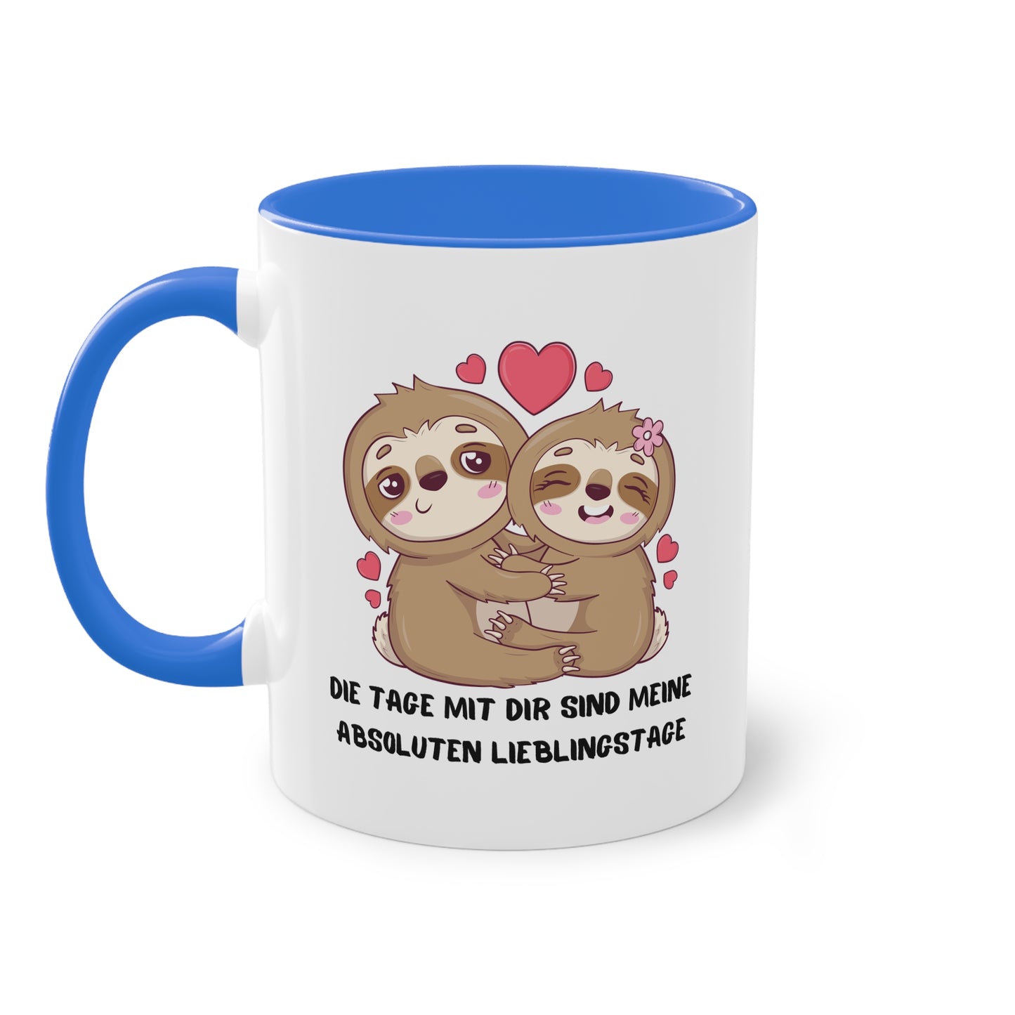 Die Tage mit Dir sind meine absoluten Lieblingstage - Zwei-Ton-Tasse
