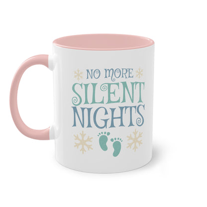 No more silent nights - Zwei-Ton-Kaffeetasse