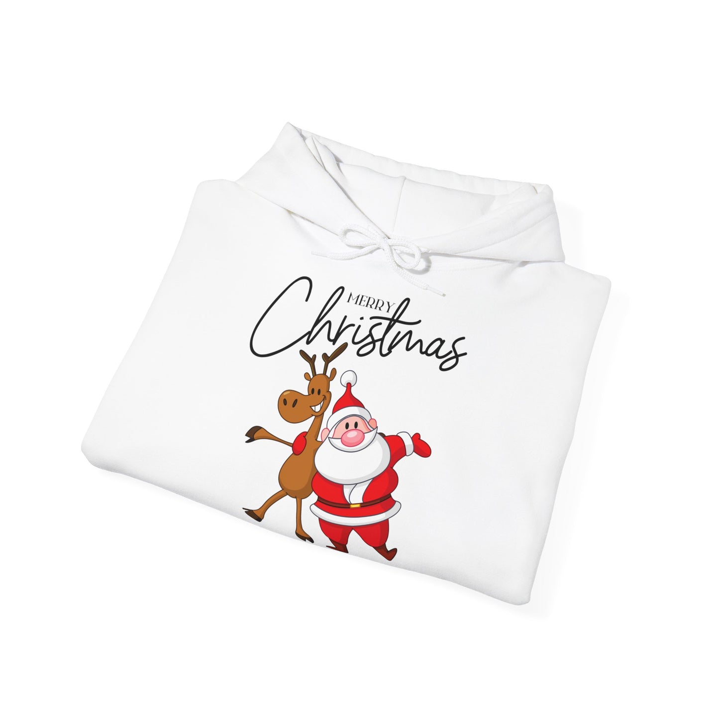 Merry Christmas Rentier und Santa - Hoodie