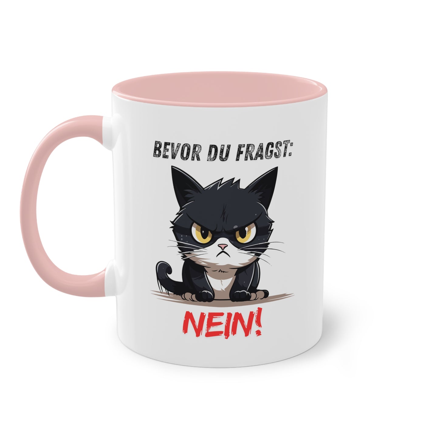 Bevor Du fragst: Nein! - Zwei-Ton-Kaffeetasse