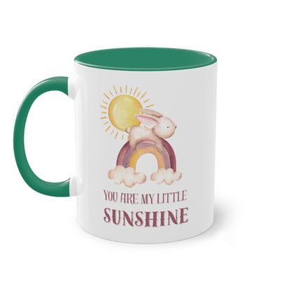 You are my little sunshine - Zwei-Ton-Kaffeetasse