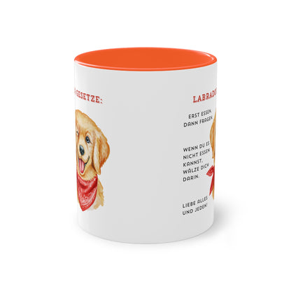 Labrador Gesetze - Zwei-Ton-Kaffeetasse